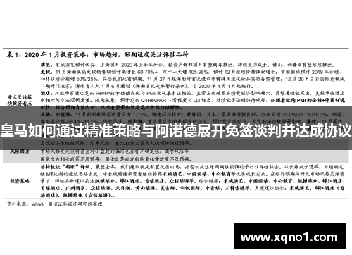 皇马如何通过精准策略与阿诺德展开免签谈判并达成协议